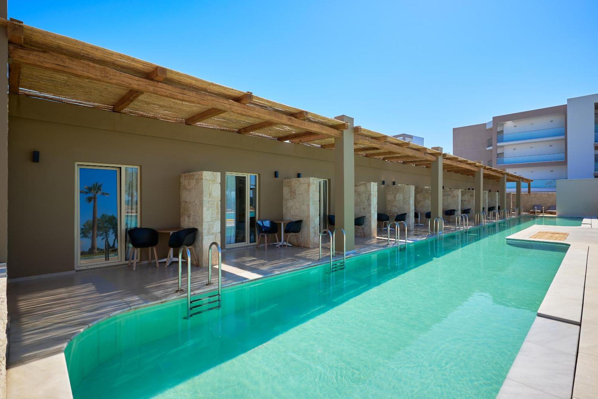 Malia Bay Beach Hotel & Bungalows Ngoại thất bức ảnh